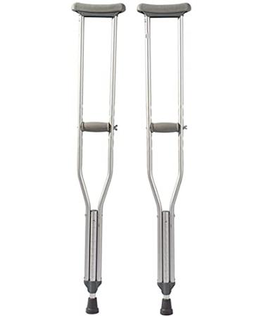 Crutches for Adults Underarm Axillary Cane crutch aluminum adjustable axillary adults and Children elderly thickened fracture double crutches Walker Great for Travel or Work Selfless dedication
