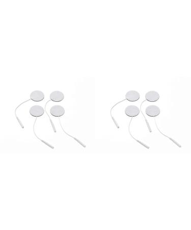 Promed tissue electrode 32 mm 4 pieces self-adhesive TENS electrodes with 2mm plug connection for TENS/EMS devices reusable (pack with 2) 32 mm (pack with 2)