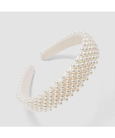 Elegant White Pearl Headband | Stylish Hair Accessories for Women - Shop Now! - Buy Online on GoSupps.com