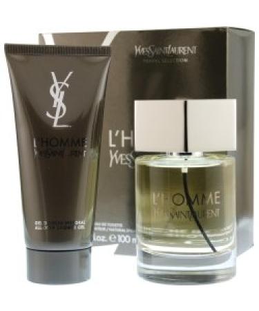 L'HOMME YVES SAINT LAURENT by Yves Saint Laurent EDT SPRAY 3.3 OZ & ALL OVER SHOWER GEL 3.3 OZ (TRAVEL OFFER)