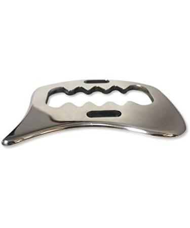 Stainless Steel Gua Sha Scraping Massage Tool - Effective Soft Tissue Mobilization for Body Pain Relief | Shop Internationally - Buy Online on GoSupps.com