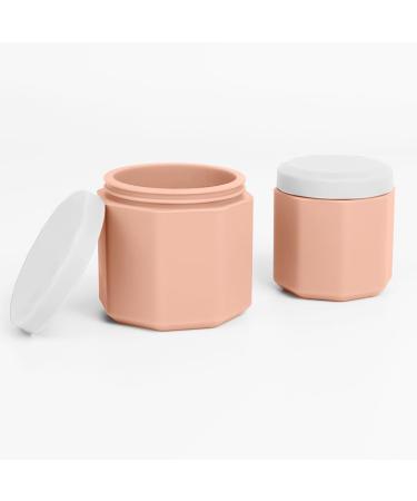 Heocniot 4PC Travel Toiletries Container TSA Certified Travel Silicone Cream Jar with Clear Pouch Lid Leak Proof Travel Accessory for Cosmetics Face Care Body Hand Creams. - Buy Online on GoSupps.com
