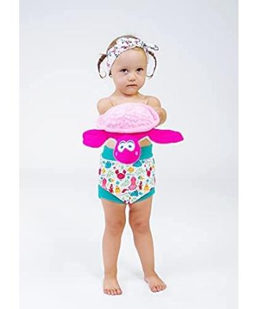 Petit Lulu Waterproof Pull-Up Overpants Size M (6-10 kg) | Floral Cubes | Eco-Friendly Fleet Diapers | EU Made - Buy Online on GoSupps.com
