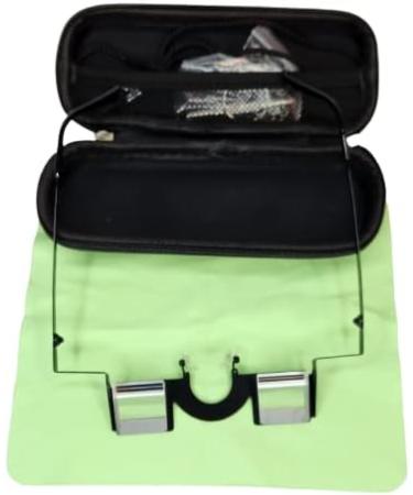 Calces365 Metal Frame Light Weight Climbing Belay Glasses with Nose Guard and Case - Black - Buy Online on GoSupps.com