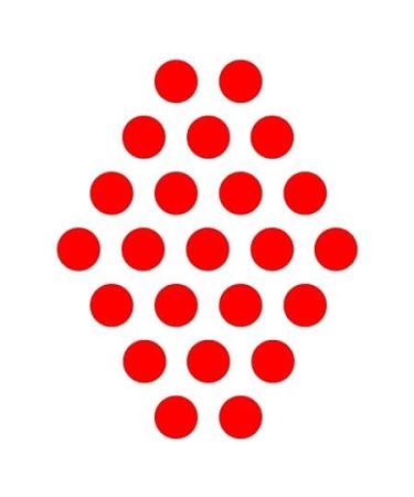 ROYALFASHION.. Round Shape Red Color Fancy Sticker Bindi Traditional Velvet Bindi with Skin Friendly Glue Tikli Tikka Kumkum Women