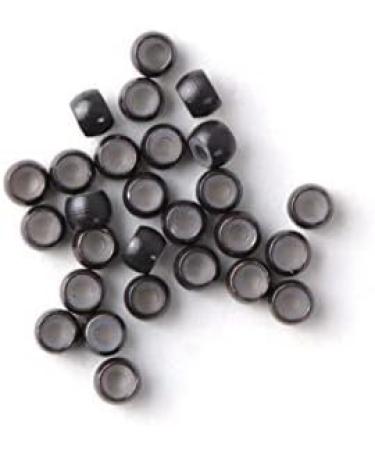 600 Dark Brown Vlasy Silicone Lined Nano Rings Beads for Hair Extensions - Micro Nano Beads - Buy Online on GoSupps.com