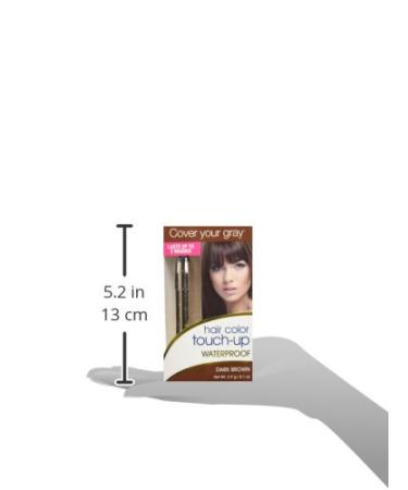 Waterproof Dark Brown Hair Color Touch-Up Pencil - Cover Gray with Ease - Buy Online on GoSupps.com
