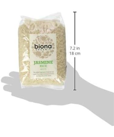 Biona Jasmine White Rice 500g - Fragrant and Organic Rice for Healthy Cooking - Buy Online on GoSupps.com