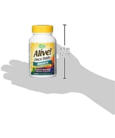 Nature's Way Alive! Men's Ultra Complete Multivitamin - High Potency B-Vitamins for Energy, 60 Tablets - Buy Online on GoSupps.com