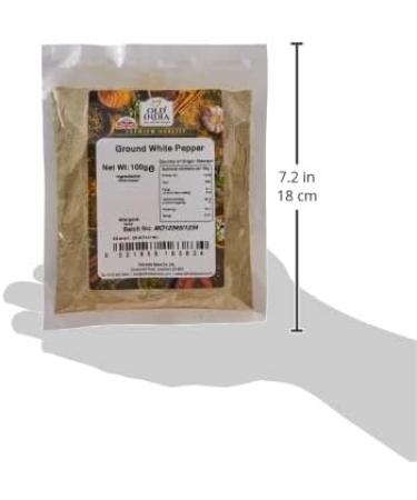 Old India Ground White Pepper 100g - Premium Quality (Pack of 1) - Buy Online on GoSupps.com