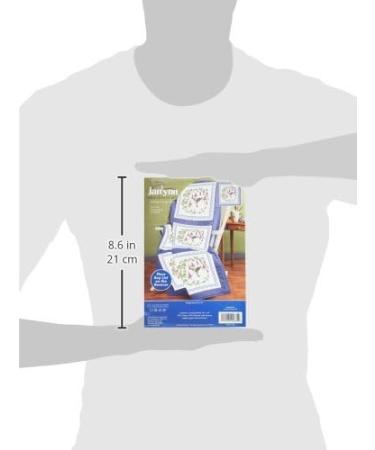 Janlynn Hummingbird Quilt Block Stamped Cross Stitch - 18x18 Inch - Pack of 6 - Buy Online on GoSupps.com