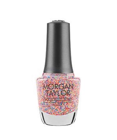 Morgan Taylor Professional Nail Lacquer Glitters  Glitter Nail Polish  Long Lasting Nail Polish  0.5 oz. Lots Of Dots
