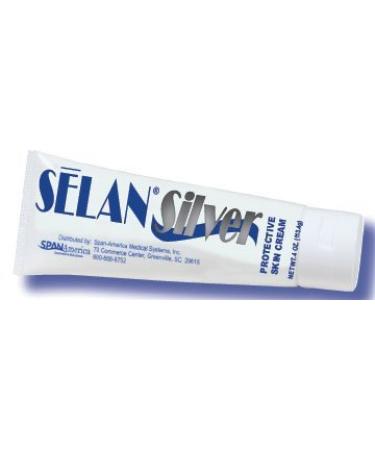 Selan Silver Skin Protectant with 4 Ounce Tube Scented Cream SSPC04012 - Sold by: Pack of ONE