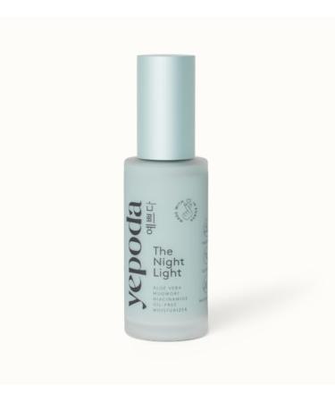 YEPODA - THE NIGHT LIGHT - Oil Free Night Cream with Aloe Vera Mugwort and Niacinamide. Korean Skin Care (50ml)