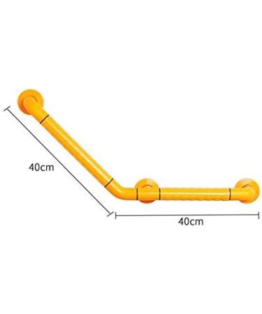 Grab bar Wall 304 Stainless Steel Handrail Handrails Handrail Elderly/Disabled Handle Armrest Bars/Shower with White Slip White 40X40cm (Yellow 40X40cm) - Buy Online on GoSupps.com