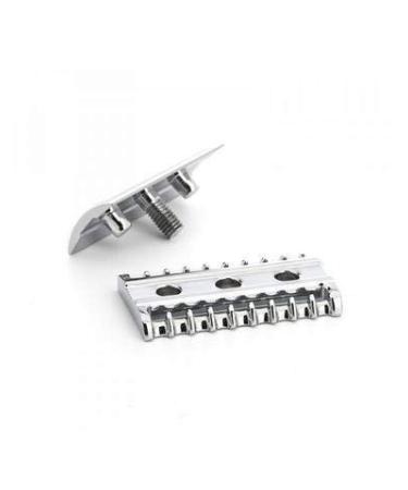 M HLE replacement head for classic safety razor - open comb silver 1 piece (1 pack)