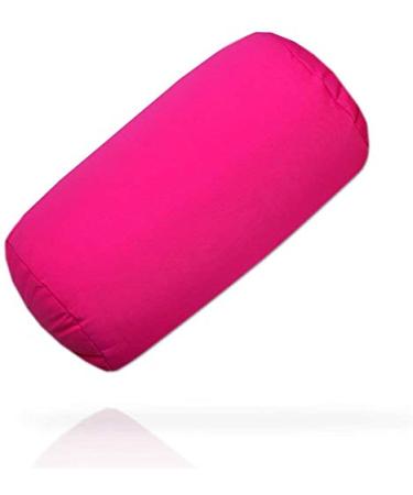 Pink High-quality neck roll round with microbeads warmth and relaxation - size 30x17cm Pink Pink