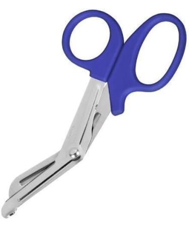 IMKRC - Bandage Shears Scissors EMT and Medical Scissors for Nurses Students Emergency Room Paramedics - Perfect Nurse Scissors for First Aid Tough Cuts (Small 5.5 Inches Blue) Small 5.5 Inches Blue
