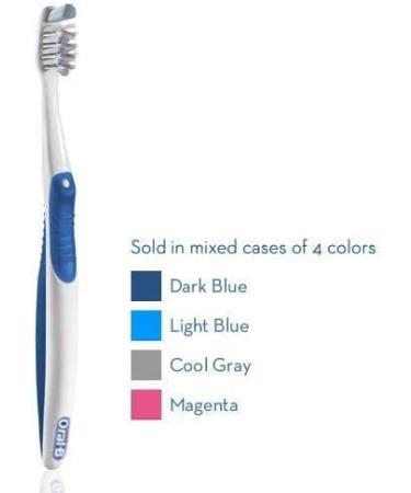 Oral-B Cross Action Gentle Clean Manual Toothbrush 35 Extra Soft - Pack of 3 | Colors Vary - Buy Online on GoSupps.com