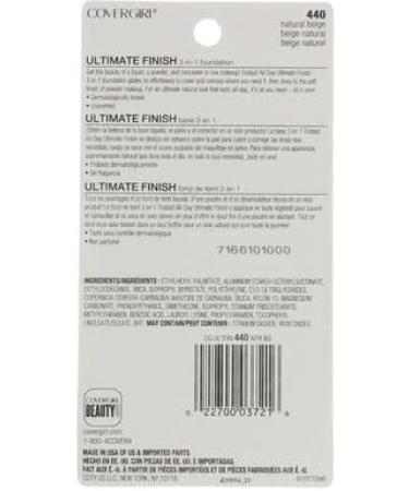 CoverGirl Ultimate Finish Liquid Powder Makeup Natural Beige 440 - Set of 2 - Buy Online on GoSupps.com