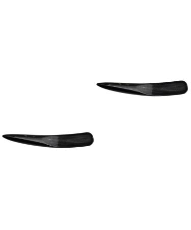 Beavorty 2 STK massage tab SCHABEBRETT MANUEL HORN THE HORN THE BOOK MASSAGE BRETT MAYSAGESTE MULTIONTOOLS Tool Skin scratch massage H rner Multifunction Black Water 17x3cmx2Pcs Blackx2st