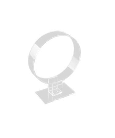 lasenersm 1 Piece Clear Acrylic Headband Display Stand Single Headband Holder Hairband Display Stand Hair Hoop Holder Acrylic Headband Organizer  Transparent