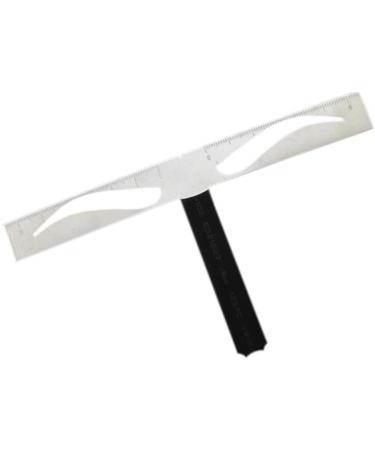Beavorty Eyebrow Shapes Stencil 2 Pcs Eyebrow Stencil Eyebrow Balance Ruler Brow Stencils Stainless Steel Triangular Ruler - Buy Online on GoSupps.com