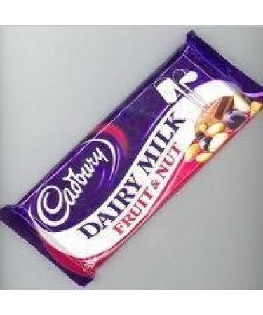 Cadbury Fruit & Nut Chocolate Bar 49g England by Cadbury