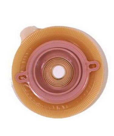 Assura 12705 2-Piece Skin Barrier Precut 1-1/8 Inch Convex Stoma Opening 2 Inch Flange with Belt Tabs