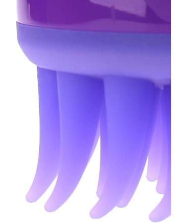 Premium Scalp Massage Device & Shampoo Brush for Women - Soft Silicone Cleaning Brush in Pink & Purple | ABS-HARSKAMM Spa Essentials - Buy Online on GoSupps.com
