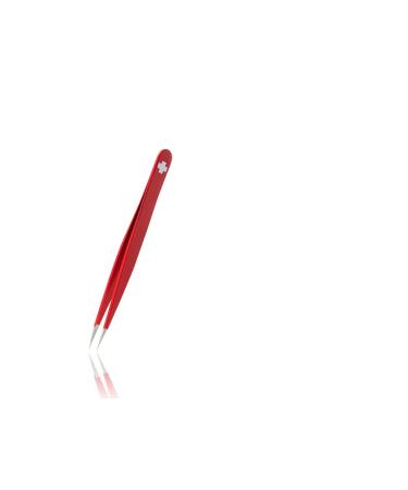 Rubis Switzerland Red Swiss Cross Point Tweezers - 1K001