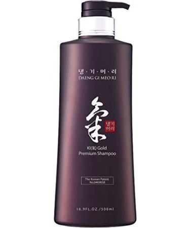 Daeng Gi Meo Ri- Ki Gold Premium Shampoo  Promoting Hair Growth  Effectively Moisture to Dry and Rough Hair  No Artificial Color 16.9 Fl Oz