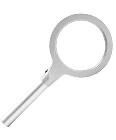 High-Grade Aluminum Alloy 12LED Lamp 85mm HD Reading Magnifier OfficeProducts Substitutability