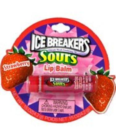 Ice Breakers Sours Strawberry - Flavored Lip Balm 1 pc (Ice Breakers)