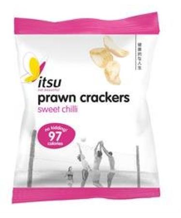 Itsu Chilli Shrimp Crackers 19g Pack of 3.