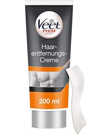 Veet Men Hair Removal Cream 2 Pack - Fast & Effective Depilation 200ml | Hair Removal in 5-10 Minutes - Buy Online on GoSupps.com