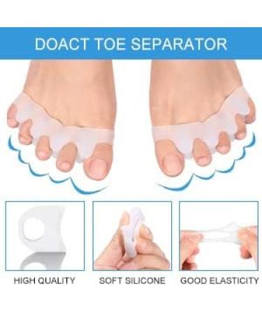 Toe Separator & Hallux Valgus Spreader - Super Soft 4 Pairs for Pain Relief & Pressure Relief - Buy Online on GoSupps.com