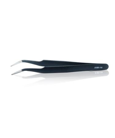 dijiusidy Stainless Steel Tweezers Curved Nail Art Tweezer Nippers Elbow Picking Supplies Precision Manicure Tools Accessories