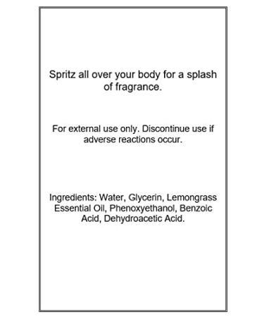 Lemongrass Essential Oil Body Spray (Double Strength) 2 ounces Body Mist for Women with Clean Light & Gentle Fragrance Long Lasting Perfume with Comforting Scent for Men & Women Cologne with 2 Fluid Ounces (Double Strength) - Buy Online on GoSupps.com