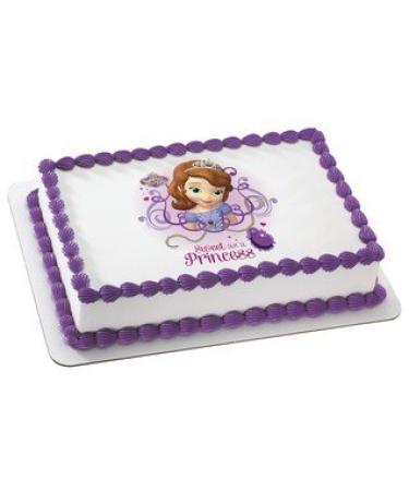 Sofia The First - Sweet as a Princess Edible Icing Image 1/4 sheet Cake Topper by Whimsical Practicality