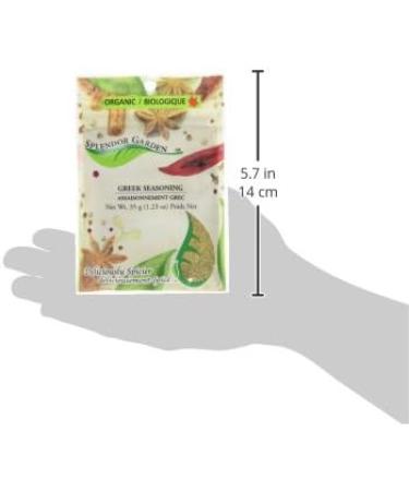 Splendor Garden organic Greek Seasoning 35.0 Gram 35 g (Pack of 1) - Buy Online on GoSupps.com