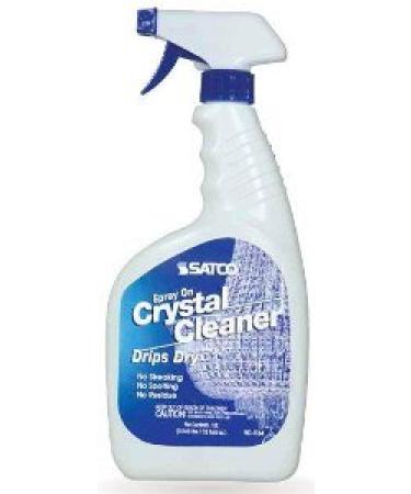 Satco 90934 32 Ounces - Crystal Chandelier Cleaner - Spray On