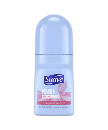 Suave 24 Hour Protection Antiperspirant Deodorant Roll-On Powder 2.7 Ounce (Pack of 2) - Buy Online on GoSupps.com