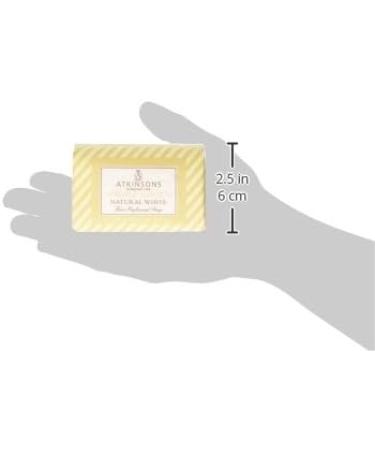Atkinsons Natural White Soap 125g - Premium Quality Solid Soap | Shop Internationally - Buy Online on GoSupps.com