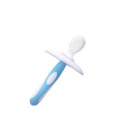 Gatuida baby training toothbrush baby toothbrush silicone toothbrush children's toothbrush toothbrush made of silicone bristle milkbrush milk teeth training brush toothbrush 1 piece (1 Pack) blue