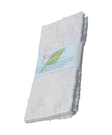 Janey Lynn's Designs Shaggies Snow White Cotton Dish Cloth 2 pk - Case Of: 6 Each Pack Qty: 2 Total Items Qty: 126