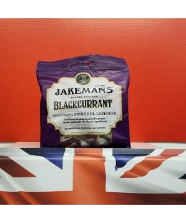 Jakemans Blackcurrant Throat and Soothing Menthol Sweets - Pack of 4X 73g | Refreshing Blend | Premium Ingredients | Free from Artificial Colour or Flavour | Includes Jaspem Greeting Card - Buy Online on GoSupps.com