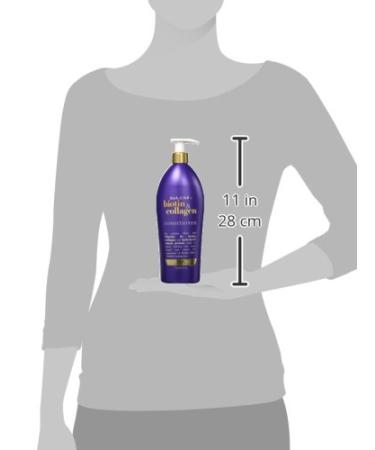 OGX Thick & Full Biotin & Collagen Conditioner 25.4oz Salon Size Bottle | Paraben & Sulfate Free | Nourishing & Strengthening Formula - Buy Online on GoSupps.com