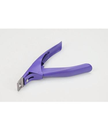 MARLAS Professional-Grade Acrylic False Nail Trimmer - Stainless Steel Cutter for Precision Nail Shaping (Purple) - Buy Online on GoSupps.com