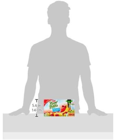 Pom'Potes Fruit Specialties without Added Sugar Apple/Cherry Apple/Mirabelle Apple/Banana Apple 12 x 90 g - Pack of 3 - Buy Online on GoSupps.com